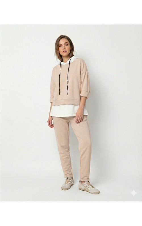 CONJUNTO CHANDAL BEIGE