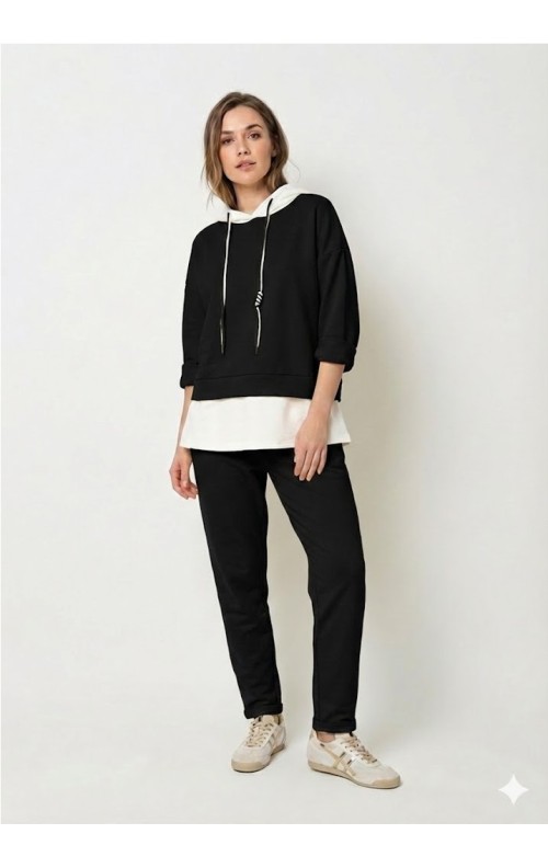 CONJUNTO CHANDAL NEGRO