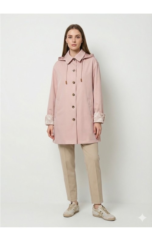 CAZADORA PUÑOS ROSA