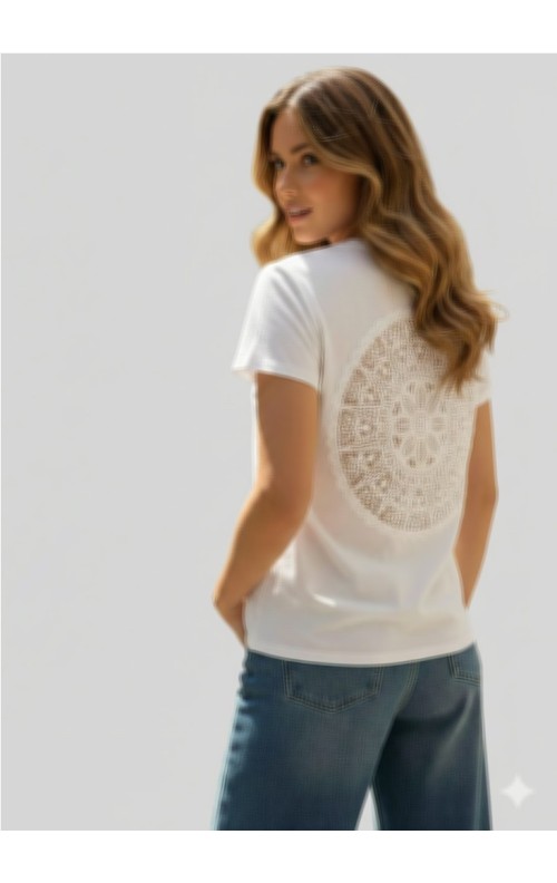 CAMISETA ESFERA BLANCO