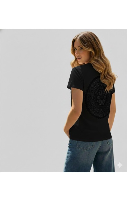 CAMISETA ESFERA NEGRO