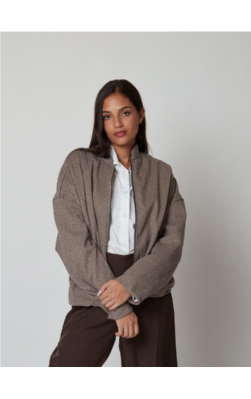 BOMBER ESPIGA MARRON