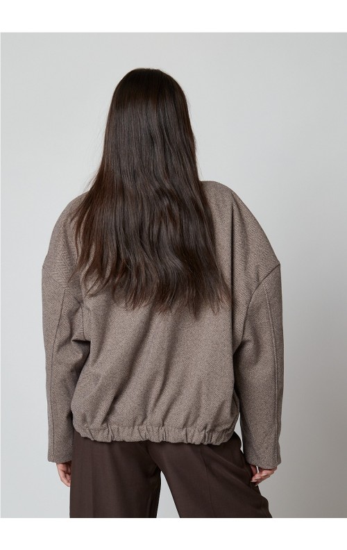 BOMBER ESPIGA MARRON