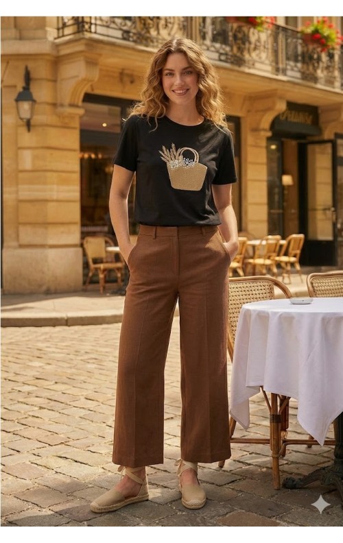 CAMISETA CESTO NEGRO