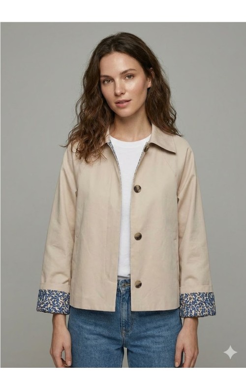 CHAQUETA COCO BEIGE