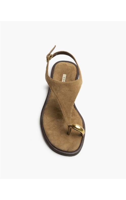 SANDALIA ANILLO CAMEL