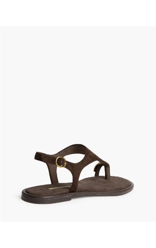 SANDALIA ANILLO CAFE