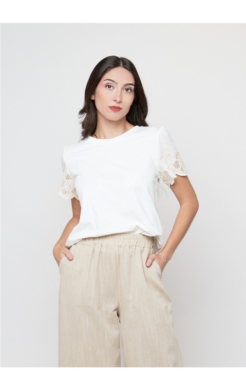 CAMISETA TUNEZ BLANCO