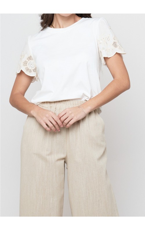 CAMISETA TUNEZ BLANCO