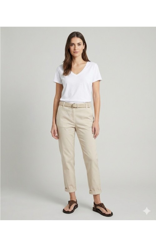 PANTALON ELISA BEIGE