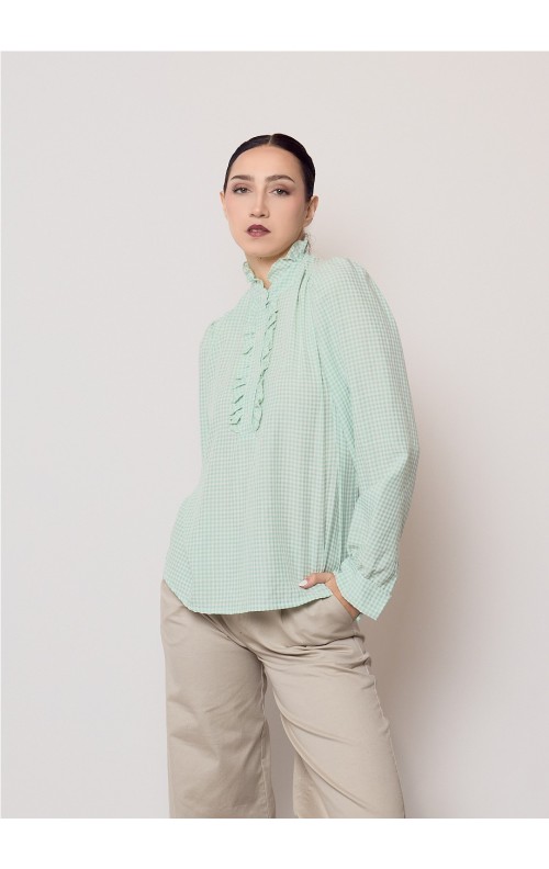 BLUSA FERNANDA VERDE AGUA