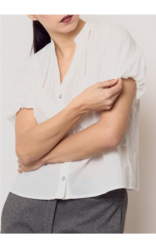 BLUSA BERTA BLANCO