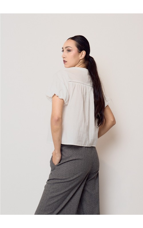 BLUSA BERTA BLANCO