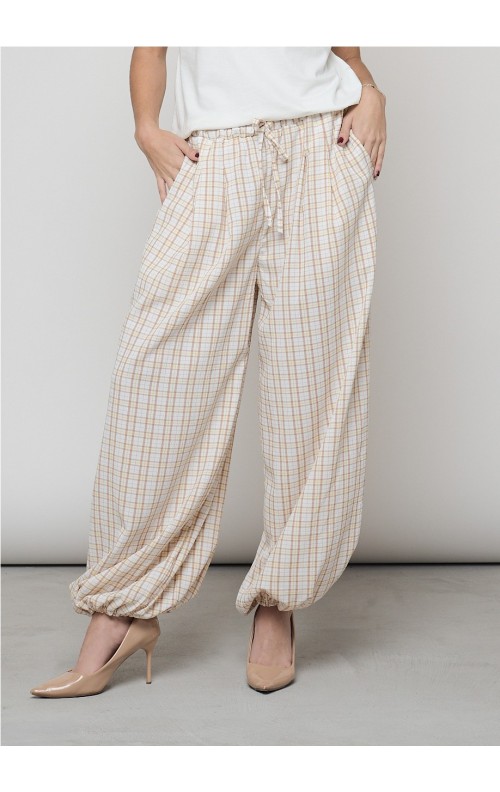 BOMBACHO CUADRITOS BEIGE 2