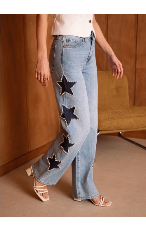 PANTALON ESTRELLAS DENIM 2