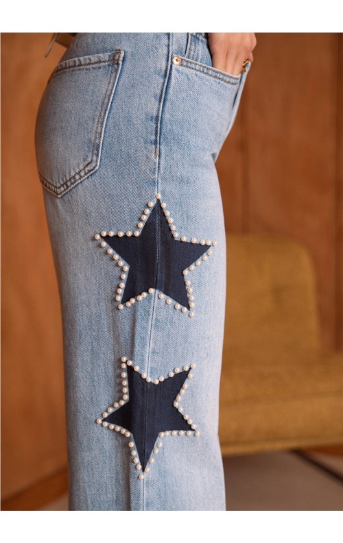 PANTALON ESTRELLAS DENIM
