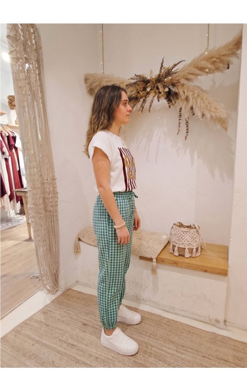 PANTALON PUÑO FLUOR VERDE